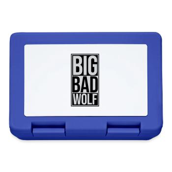 big bad wolf Zitat - Brotdose - Royalblau - Vorne