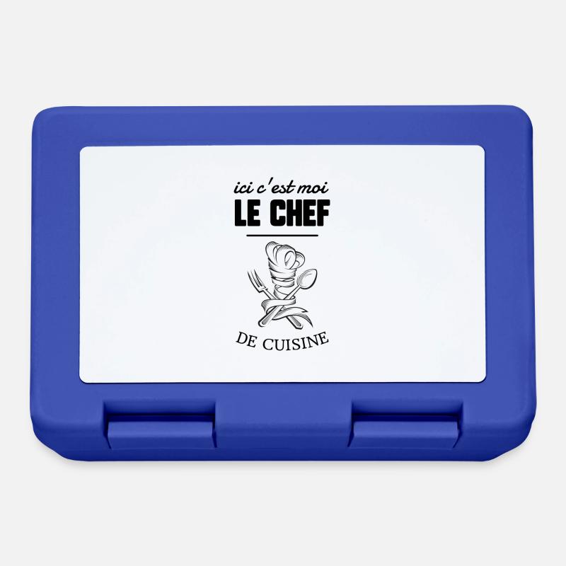 Chef de cuisine - Boîte à goûter - bleu royal