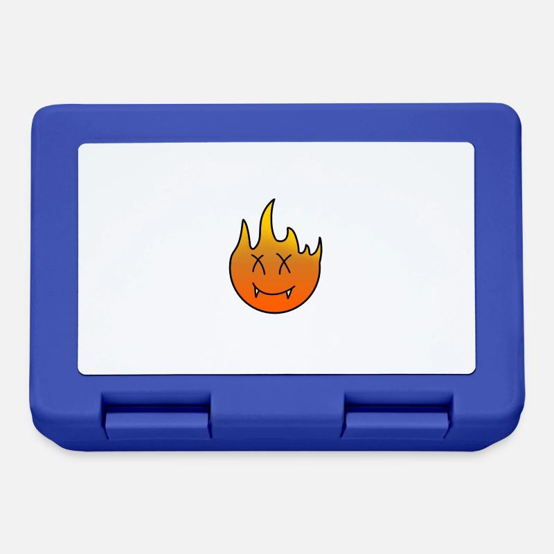 flame - Lunchbox - royal blue