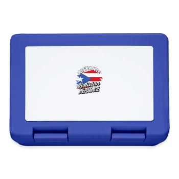 Hispanic Bolivian Heritage Pride Flag Celebration - Lunchbox - royal blue - Front
