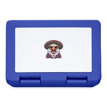 Aigle Bande Dessinée Drôle Sombrero - Boîte à goûter - bleu royal - Devant
