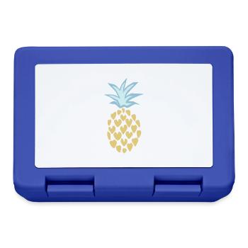 Pineapple - Pineapple Lover - Lunchbox - royal blue - Front