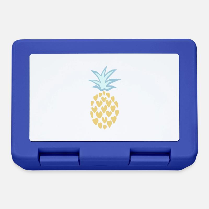Pineapple - Pineapple Lover - Lunchbox - royal blue