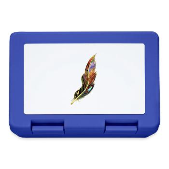 Feather - Lunchbox - royal blue - Front