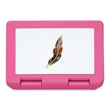 Feather - Lunchbox - pink - Front