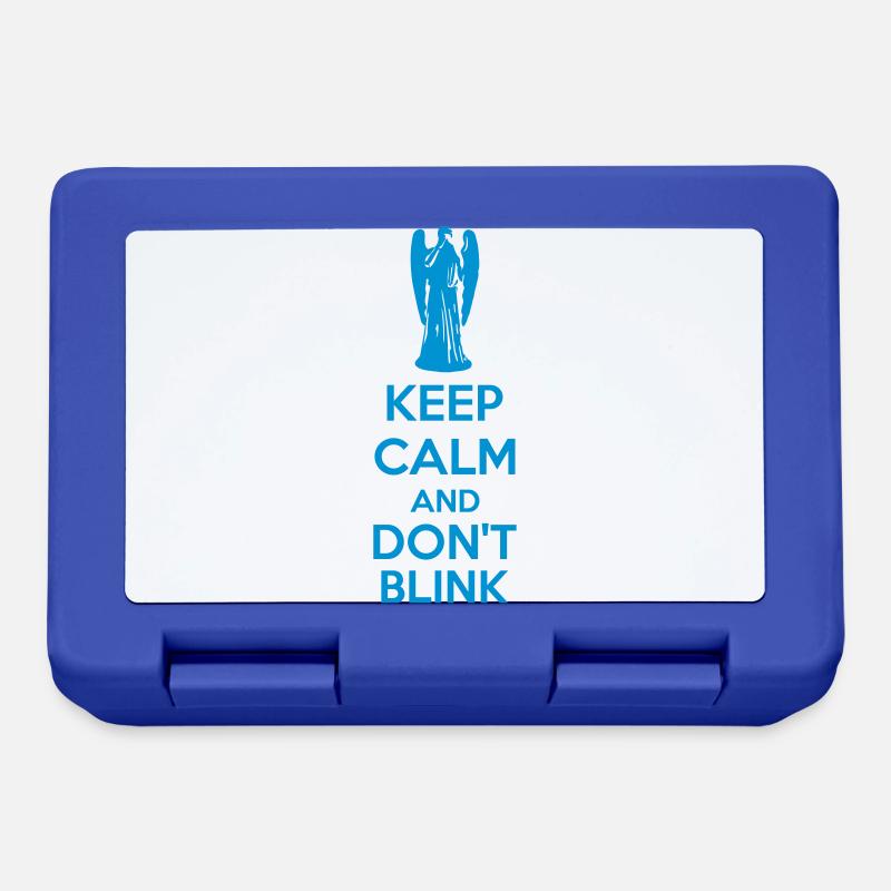 Keep Calm And Don't Blink - Boîte à goûter - bleu royal