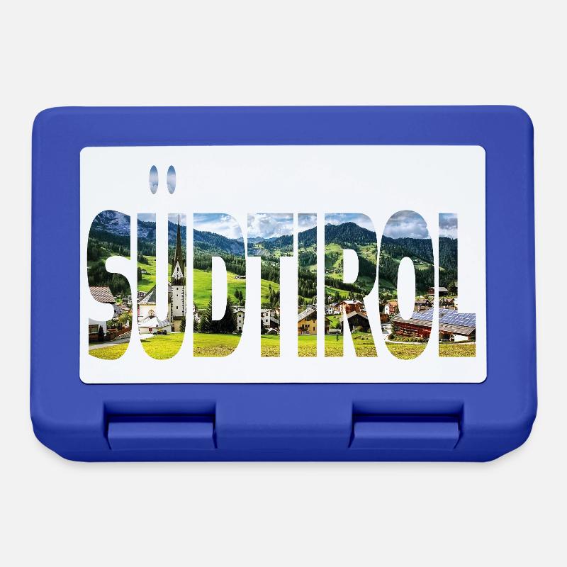 Tyrol du Sud - Boîte à goûter - bleu royal