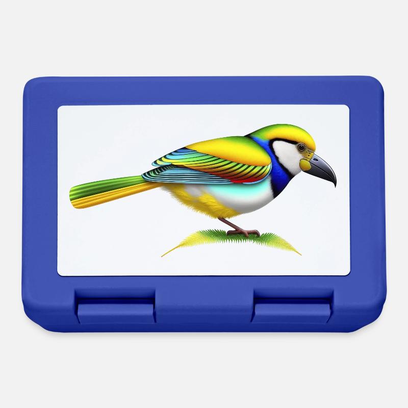 Bel oiseau - Boîte à goûter - bleu royal