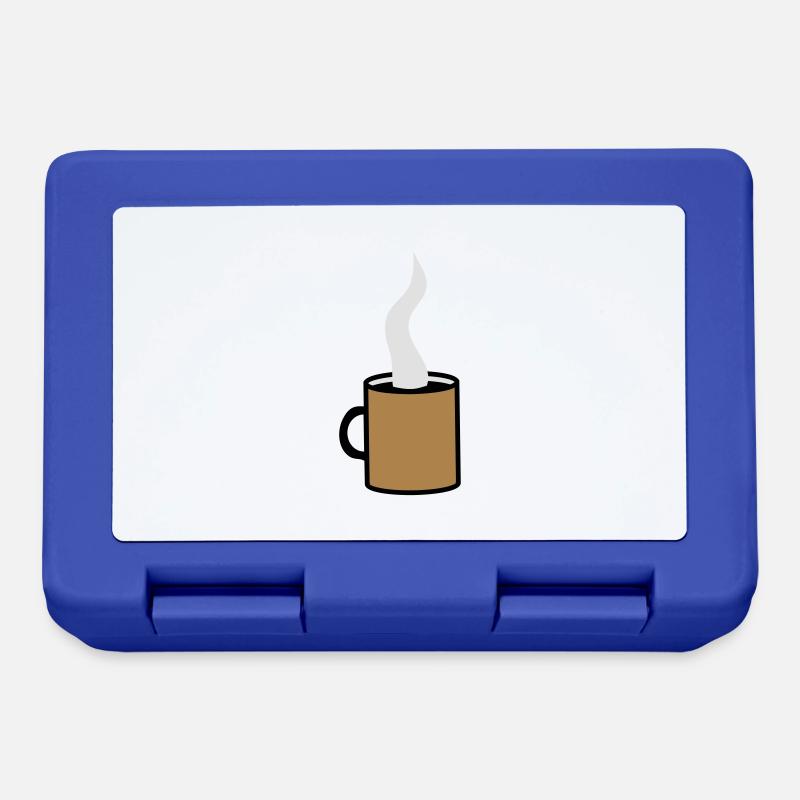 Coffee - Boîte à goûter - bleu royal