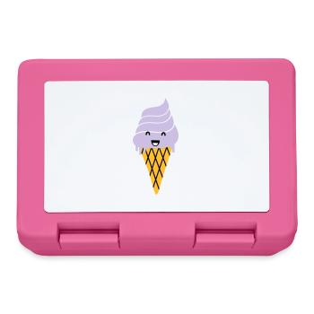 ice cream - Eis Waffel - Brotdose - Pink - Vorne