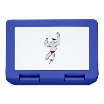 Papa / Dad / Father's day Vati Vatertag Père [MG] - Lunchbox - royal blue - Front