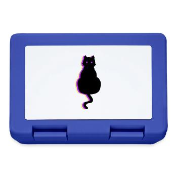 Glow Cat Pink - Lunchbox - royal blue - Front