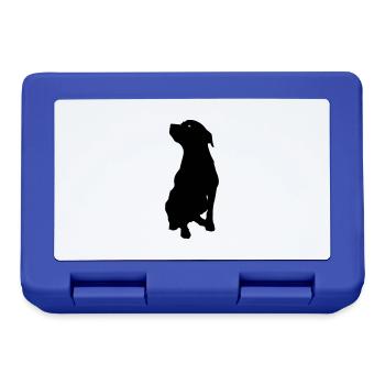 Chien - Boîte à goûter - bleu royal - Devant