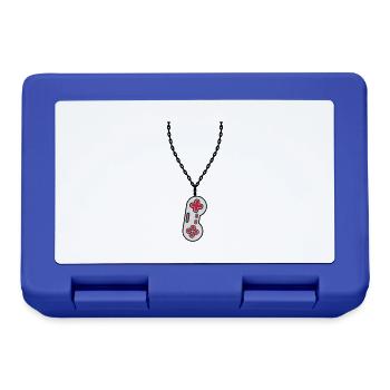 Necklace Jewelry Old Controller - Lunchbox - royal blue - Front