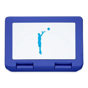 Basketballspieler - Brotdose - Royalblau - Vorne