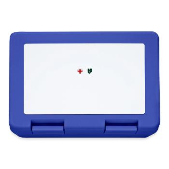 England and Pakistan Pakistani Flag Flags - Lunchbox - royal blue - Front