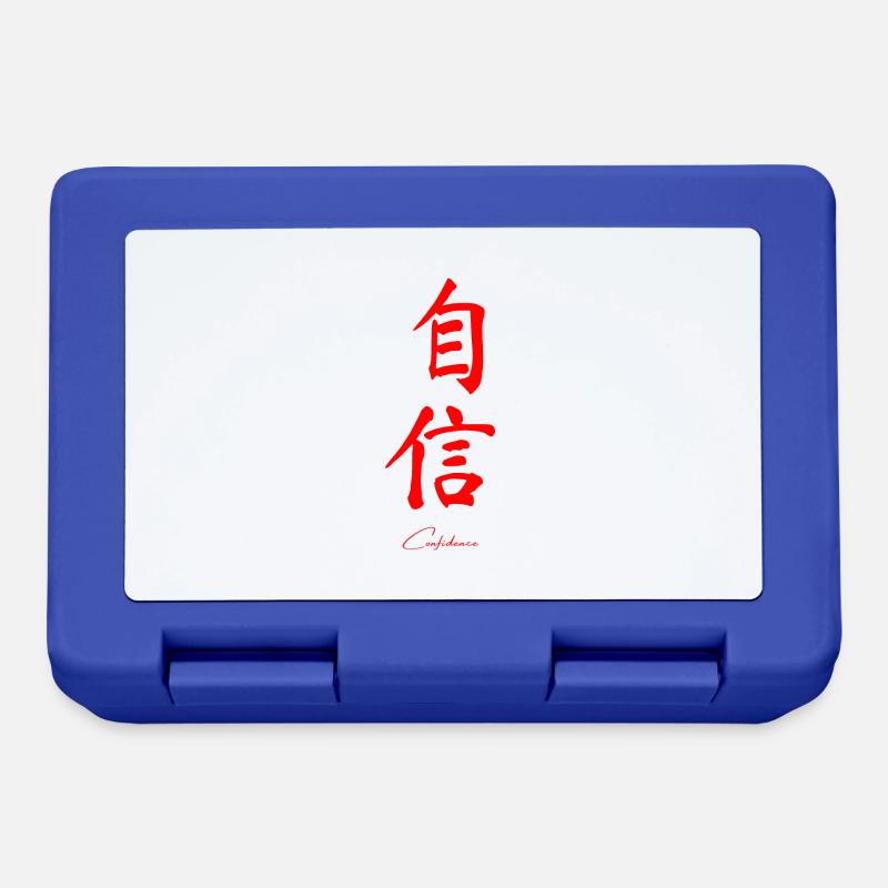 Chinesisch - Brotdose - Royalblau
