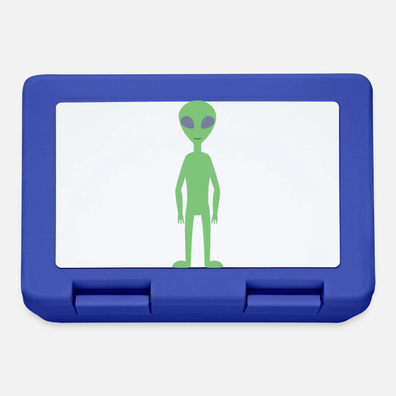 alien - Brotdose - Royalblau