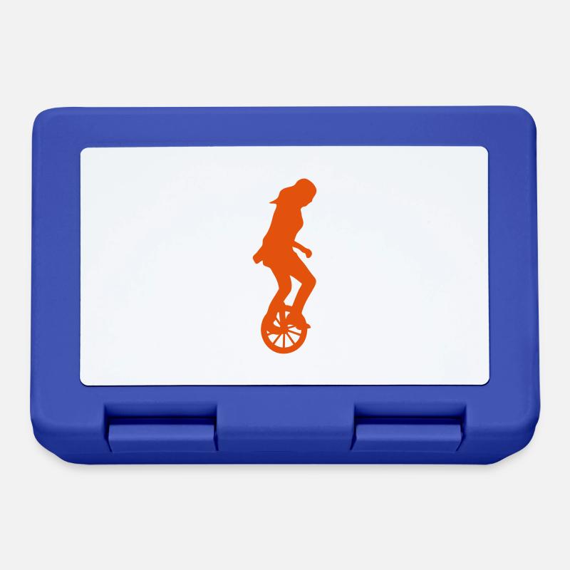 monocycle cirque - Boîte à goûter - bleu royal