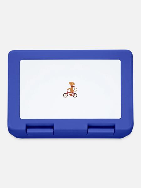 Fahrrad - Brotdose - Royalblau