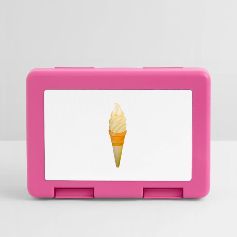 Eis Eiscreme Eiskrem Eiswaffel Softeis Softice Brotdose