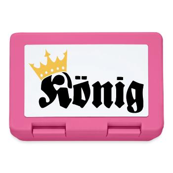 König - Brotdose - Pink - Vorne