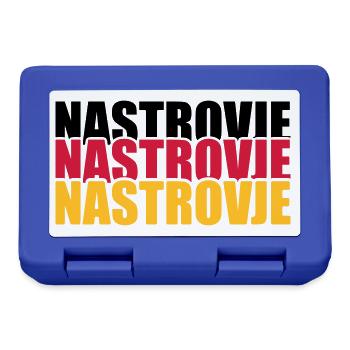 Nastrovje Deutschland Germany Fan Shirt - Brotdose - Royalblau - Vorne