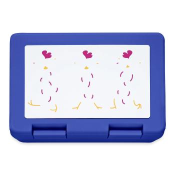 Crazy Chicken - Lunchbox - royal blue - Front