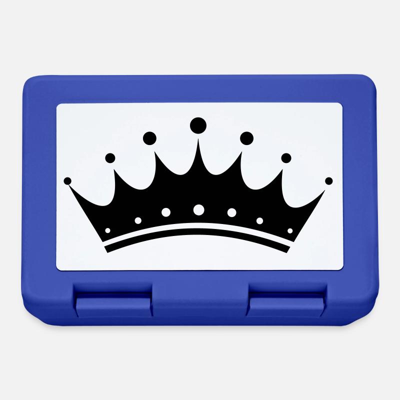 Krone - Brotdose - Royalblau
