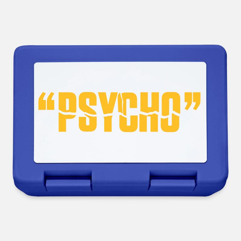 Vous dites que Psycho est comme une mauvaise chose! - Boîte à goûter - bleu royal
