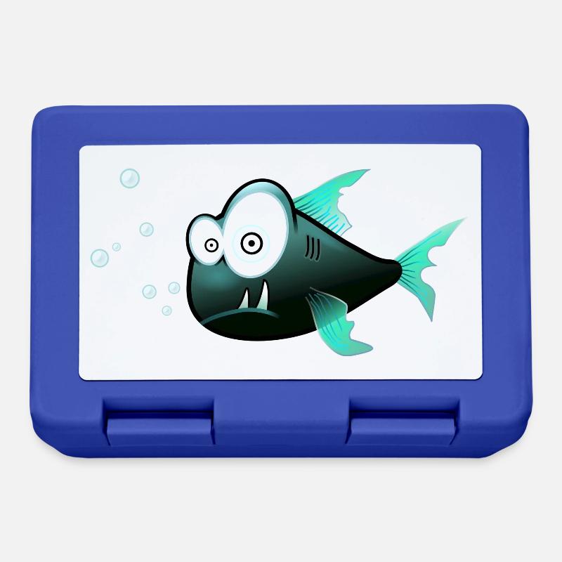 Fisch - Brotdose - Royalblau