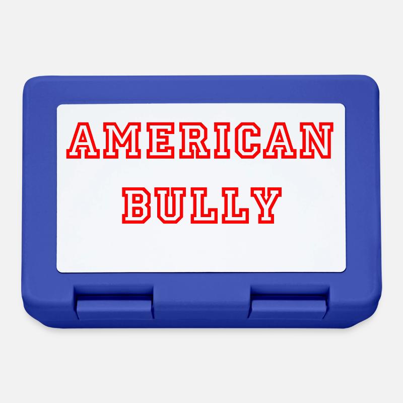 American Bully - Lunchbox - royal blue