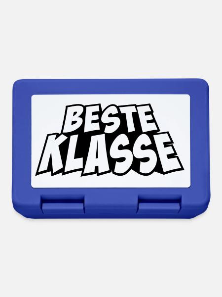 Cooler Spruch Beste Klasse Schule Abitur Geschenk - Brotdose - Royalblau
