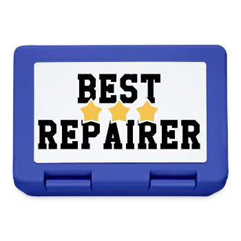 Reparatur / Repairman / Repairer / Repair - Brotdose - Royalblau - Vorne