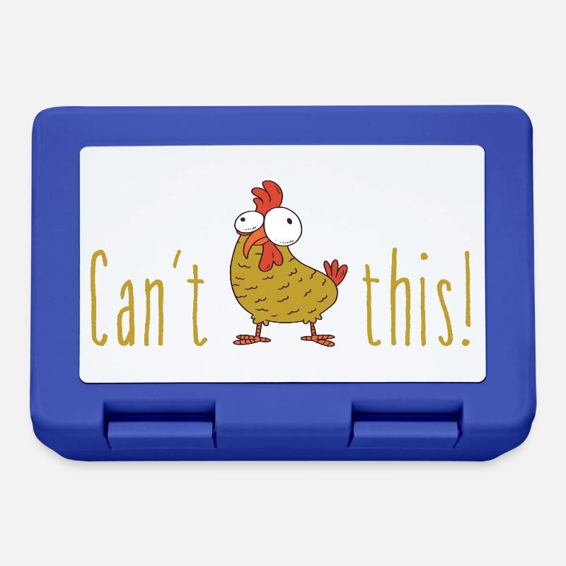 Can't Hendl this Austrian dialect gift - Lunchbox - royal blue