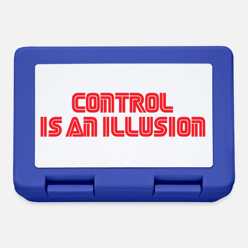 Control is an illusion - Brotdose - Royalblau