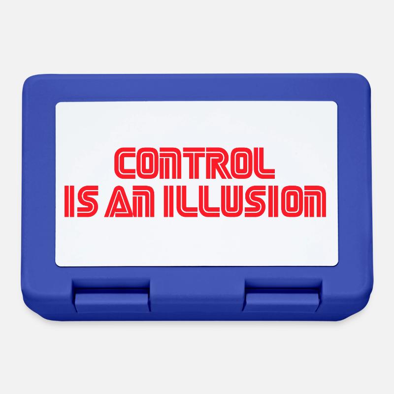 Control is an illusion - Lunchbox - royal blue