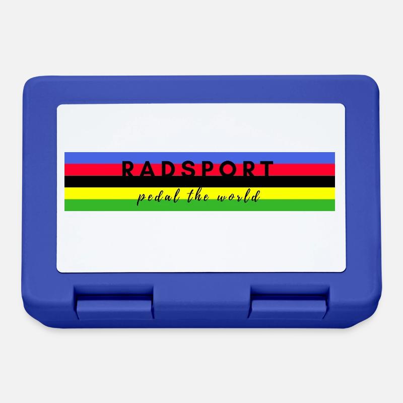 Champion du monde de cyclisme - Boîte à goûter - bleu royal