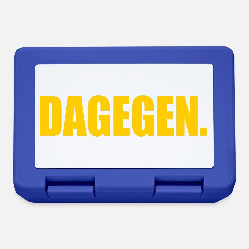 Dagegen - Brotdose - Royalblau