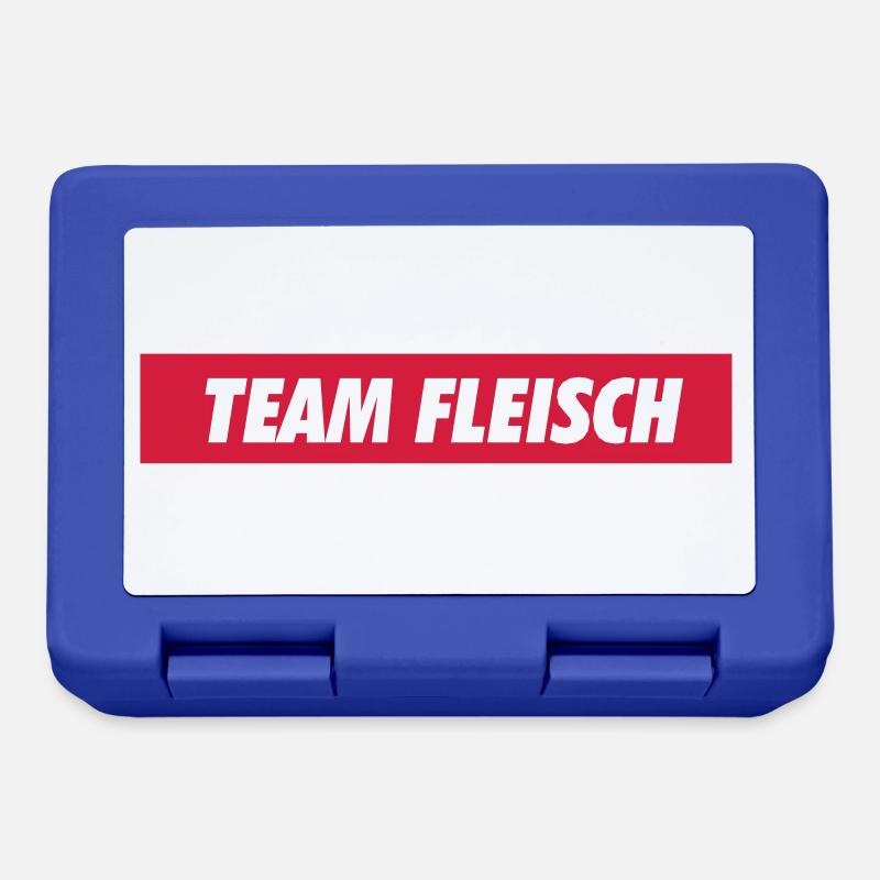team fleisch - Brotdose - Royalblau