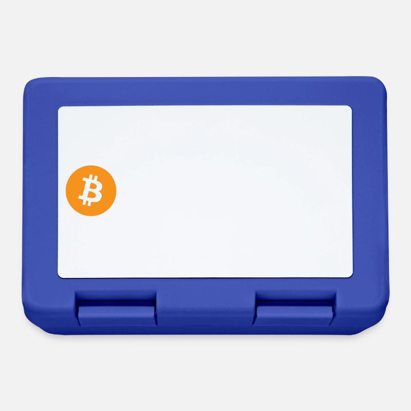 Bitcoin - Boîte à goûter - bleu royal