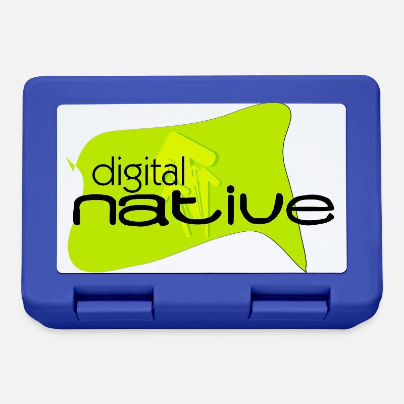 digital native - Brotdose - Royalblau
