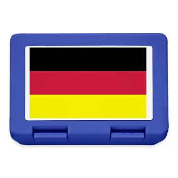 Deutschland - Brotdose - Royalblau - Vorne