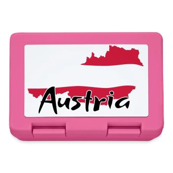 Austria - Lunchbox - pink - Front