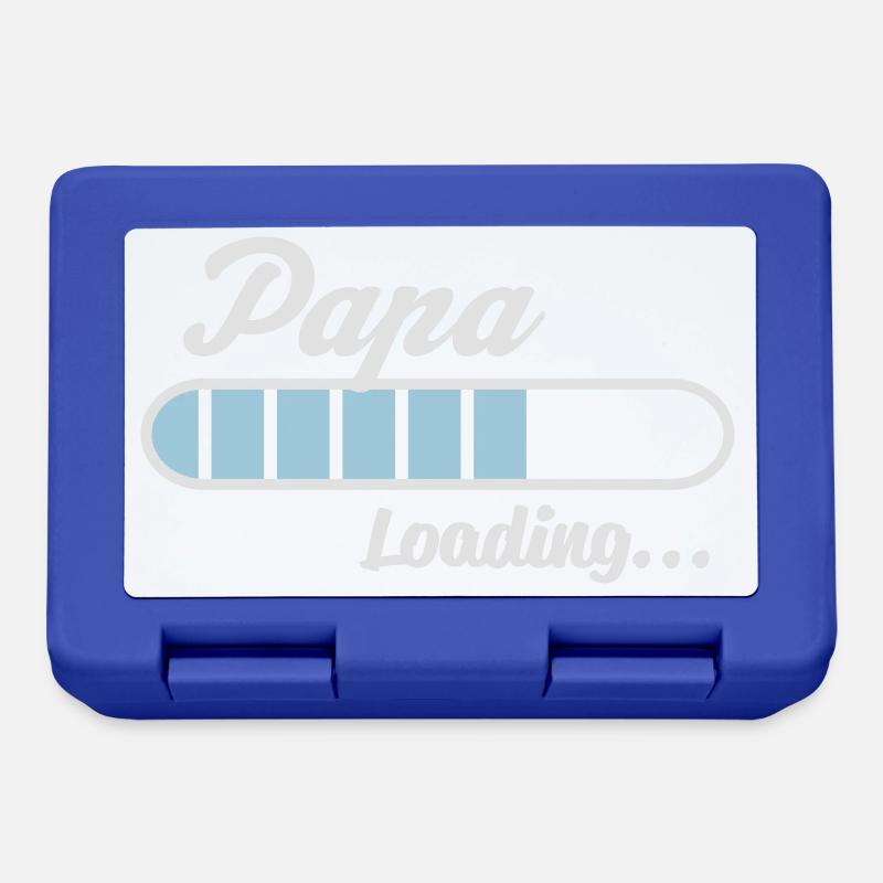 Papa Loading... - Brotdose - Royalblau