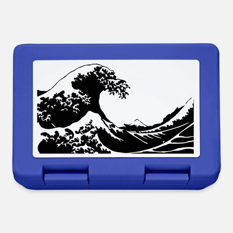 Wave - Vague - Boîte à goûter - bleu royal