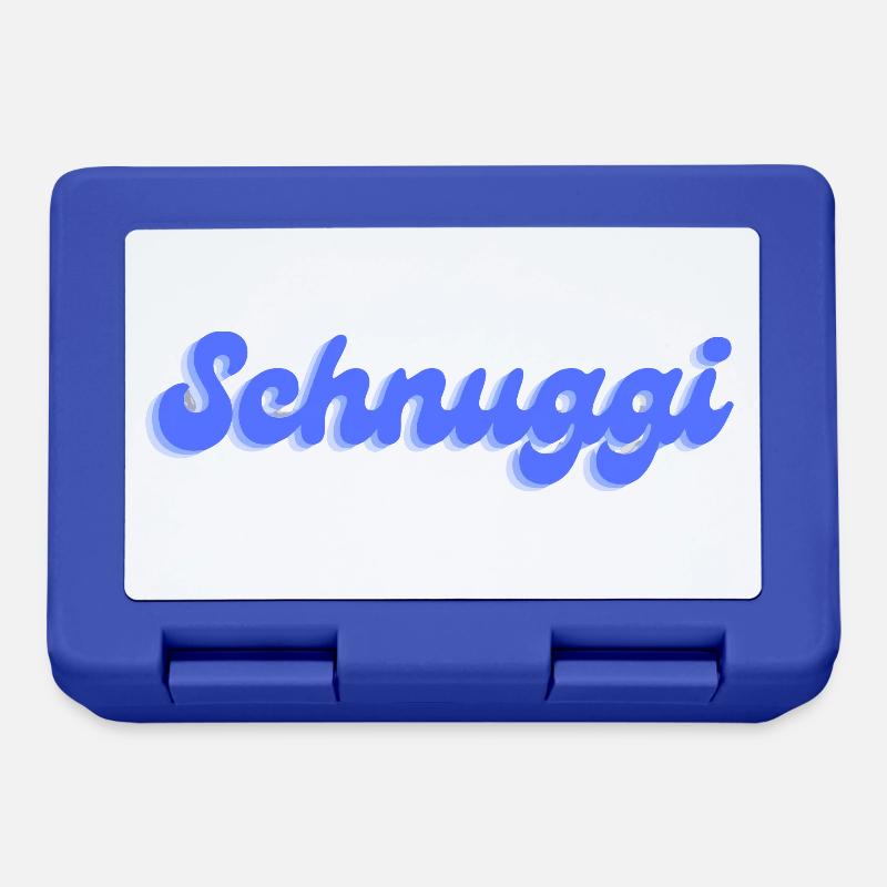 Schnuggi en bleu - Boîte à goûter - bleu royal