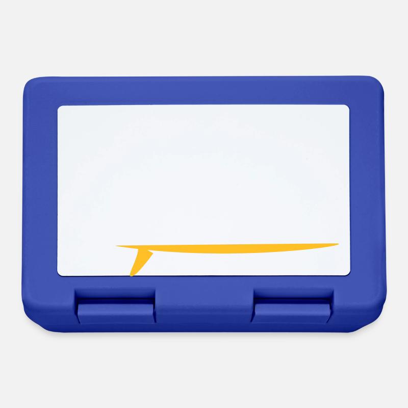 A Surfer With His Surfboard - Lunchbox - royal blue