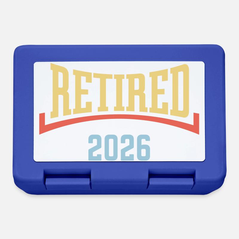 Retired 2026 (Retiree / Concave / 3C) - Lunchbox - royal blue