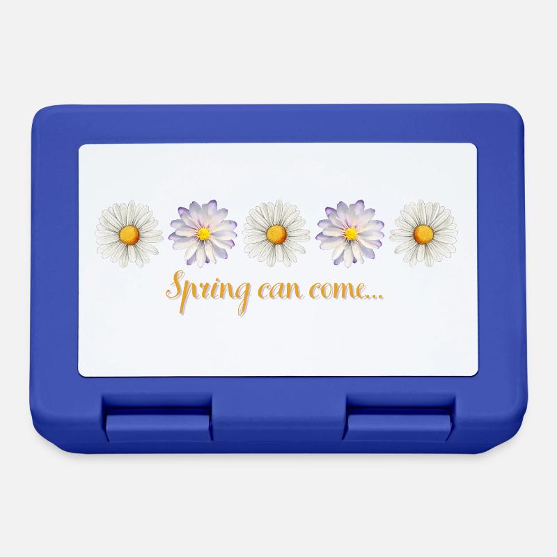 Spring can come... - Lunchbox - royal blue